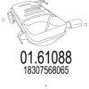MTS 01.61088 End Silencer